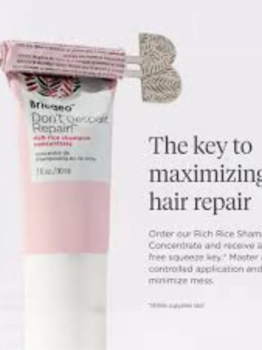 Briogeo Don't Despair, Repair! Rich Rice Shampoo Concentrate 3 oz